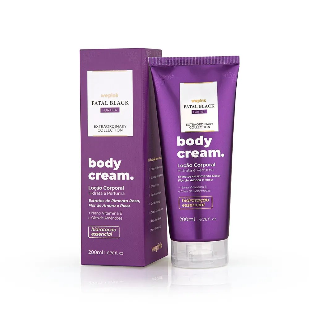 Crema corporal Fatal Black For Her 200 ml